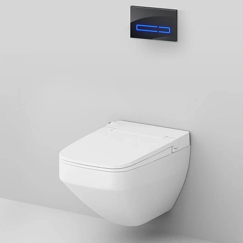 Комплект инсталляции AM.PM Inspire V2.0 IS450A38.CCC50A с унитазом FlashСlean, с электронной крышкой-биде СleanСare и клавишей хром Комплект инсталляции AM.PM Inspire V2.0 IS450A38.CCC50A с унитазом FlashСlean, с электронной крышкой-биде СleanСare и клавишей хром