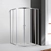 Картинка анонса товара «душевой уголок cezares molveno-r-22-100+20-c-cr-iv 120x120см стекло прозрачное, профиль хром»