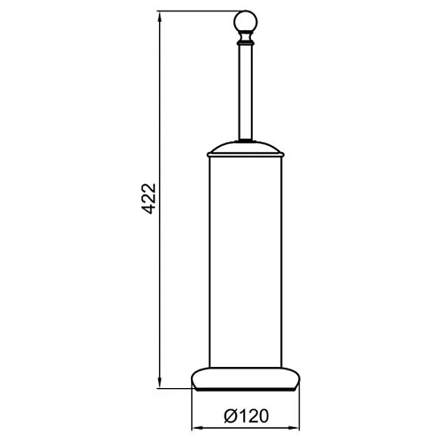 Ершик для унитаза Webert Karenina KA501302065 Ершик для унитаза Webert Karenina KA501302065