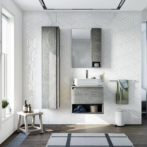 Тумба с раковиной STWORKI Карлстад 60 дуб рошелье, монте тиберио 425060 Тумба с раковиной STWORKI Карлстад 60 дуб рошелье, монте тиберио 425060