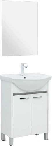 Тумба под раковину Aquanet Донна 60 белый глянец 00294390 напольная Тумба под раковину Aquanet Донна 60 белый глянец 00294390 напольная