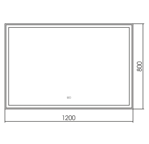 Зеркало Silver mirrors Ливия 1200х800 - 2 двойной подогрев, сенсорный выключатель ФР-00001767 Зеркало Silver mirrors Ливия 1200х800 - 2 двойной подогрев, сенсорный выключатель ФР-00001767