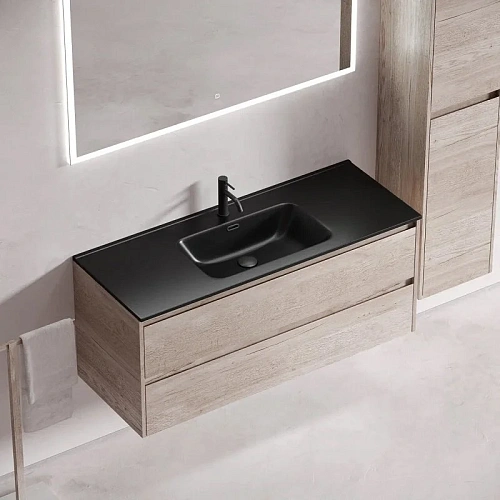 Тумба под раковину Sancos Libra LB120-1EG 1190х450х500 дуб галифакс натуральный, подвесная Тумба под раковину Sancos Libra LB120-1EG 1190х450х500 дуб галифакс натуральный, подвесная