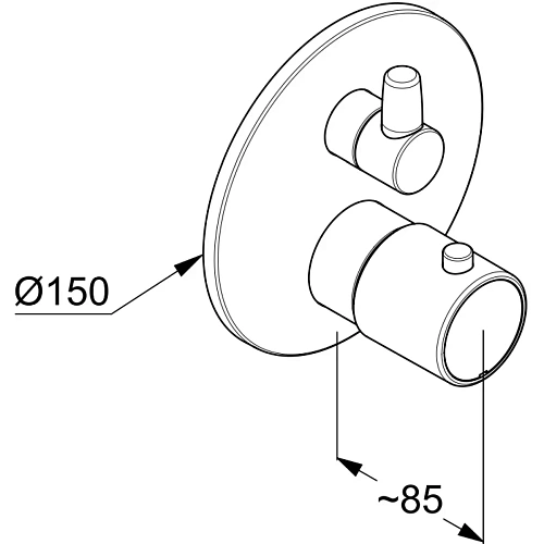 Смеситель для душа Kludi ZENTA SL 388850545 хром Смеситель для душа Kludi ZENTA SL 388850545 хром