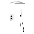 Душевая система ABBER Weiss Insel AF8051 скрытого монтажа без излива, термостат, хром Душевая система ABBER Weiss Insel AF8051 скрытого монтажа без излива, термостат, хром