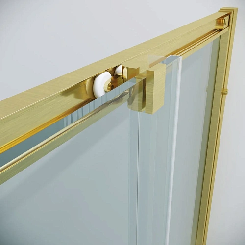 Душевой уголок GROSSMAN Cosmo 300.K33.02.9090.32.00 (90x90x195) квадрат,раздвижн,золото сатин,стекло прозрачн Душевой уголок GROSSMAN Cosmo 300.K33.02.9090.32.00 (90x90x195) квадрат,раздвижн,золото сатин,стекло прозрачн