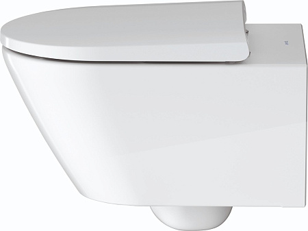 Унитаз подвесной Duravit D-Neo 45770900A1 Rimless с сиденьем микролифт Soft Close, цвет белый Унитаз подвесной Duravit D-Neo 45770900A1 Rimless с сиденьем микролифт Soft Close, цвет белый