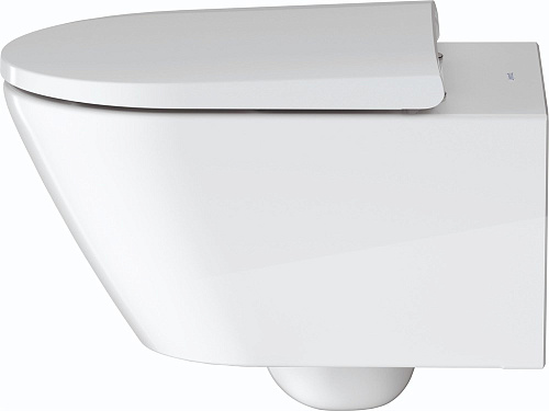 Унитаз подвесной Duravit D-Neo 45770900A1 Rimless с сиденьем микролифт Soft Close, цвет белый Унитаз подвесной Duravit D-Neo 45770900A1 Rimless с сиденьем микролифт Soft Close, цвет белый