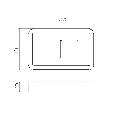 Мыльница Wonzon & Woghand черный (WW-7732) Мыльница Wonzon & Woghand черный (WW-7732)