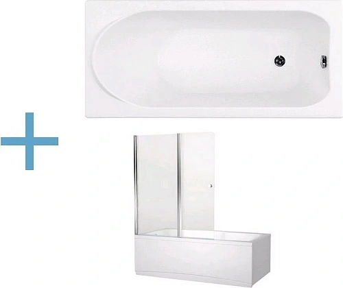 Акриловая ванна Aquanet Nord 140x70 (+ шторка Aquanet Alfa 4 NF6222-pivot) 00170193 + 00196049 Акриловая ванна Aquanet Nord 140x70 (+ шторка Aquanet Alfa 4 NF6222-pivot) 00170193 + 00196049