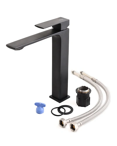 Смеситель для раковины Orange Lutz M04-121b черный Смеситель для раковины Orange Lutz M04-121b черный