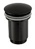 Картинка анонса товара «донный клапан remer 904cc114сfp без перелива, черный брашированный хром»