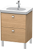 Картинка анонса товара «тумба под раковину duravit brioso br442501052 напольная 62 см европейский дуб»