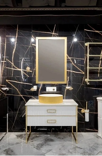 Зеркало Armadi Art Vallessi Dolce 567-G Gold 105x70см Зеркало Armadi Art Vallessi Dolce 567-G Gold 105x70см