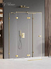 Картинка анонса товара «душевой уголок new trendy avexa gold shine l 120x100x200 exk-2121 золото»