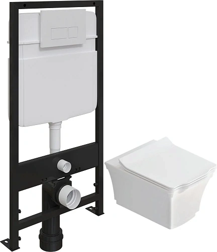 Комплект Унитаз подвесной STWORKI Хадстен SETK3304-0616-001-1-6000 с микролифтом + Система инсталляц 560160 Комплект Унитаз подвесной STWORKI Хадстен SETK3304-0616-001-1-6000 с микролифтом + Система инсталляц 560160