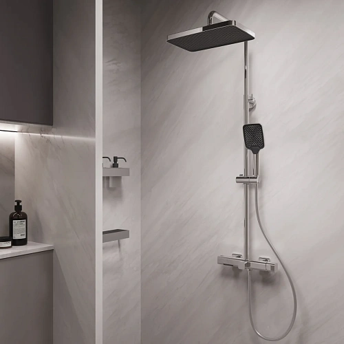 Душевая система Vincea Core VSFS-4CO1CH с изливом, хром Душевая система Vincea Core VSFS-4CO1CH с изливом, хром