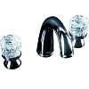 Картинка анонса товара «смеситель для раковины boheme crystal хром (двуручковый) 277-crst на 3 отверстия»