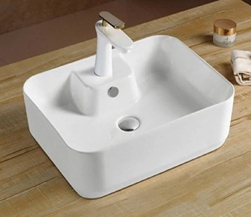 Раковина CeramaLux 9445 накладная, белый Раковина CeramaLux 9445 накладная, белый