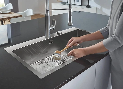 Кухонная мойка GROHE K800, нержавеющая сталь (31584SD1) Кухонная мойка GROHE K800, нержавеющая сталь (31584SD1)