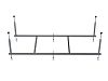 Каркас для ванны Aquatek Альфа KAR-0000085 алюминий