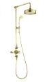 Душевая система Wonzon & Woghand с термостатом, брашированное золото (WW-B3041-BG) Душевая система Wonzon & Woghand с термостатом, брашированное золото (WW-B3041-BG)