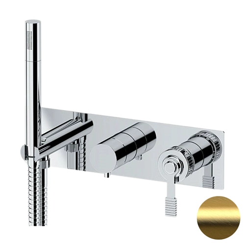 Смеситель для душа Remer Atelier AL97D3WBBG, золото брашированное Смеситель для душа Remer Atelier AL97D3WBBG, золото брашированное