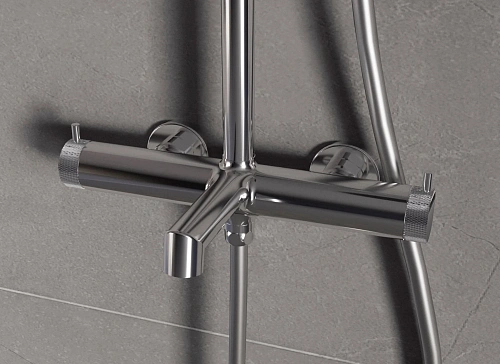 Душевая система Vincea Rim VSFS-2RM1CH с изливом, хром Душевая система Vincea Rim VSFS-2RM1CH с изливом, хром