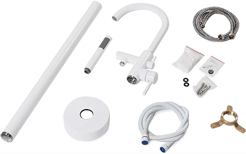 Смеситель для ванны STWORKI Эстерсунд ES-06w 551365 напольный Смеситель для ванны STWORKI Эстерсунд ES-06w 551365 напольный