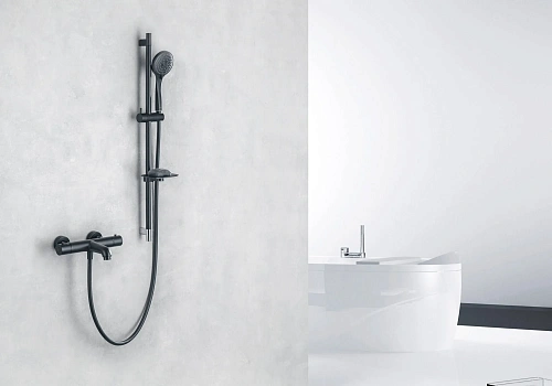 Душевой гарнитур Aquatek ВЕГА AQ2011MB черный матовый Душевой гарнитур Aquatek ВЕГА AQ2011MB черный матовый