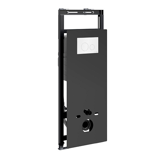 Инсталляция для унитаза WasserKRAFT Salm 27TLT.010.ME.BL.WH02 с клавишей смыва белый Инсталляция для унитаза WasserKRAFT Salm 27TLT.010.ME.BL.WH02 с клавишей смыва белый