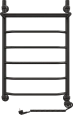 Полотенцесушитель электрический EWRIKA Сафо Сафо FТ 80х50 R, черный матовый 537257 Полотенцесушитель электрический EWRIKA Сафо Сафо FТ 80х50 R, черный матовый 537257