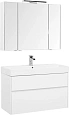 Комплект мебели Aquanet Бруклин 100 белый 00207800 Комплект мебели Aquanet Бруклин 100 белый 00207800