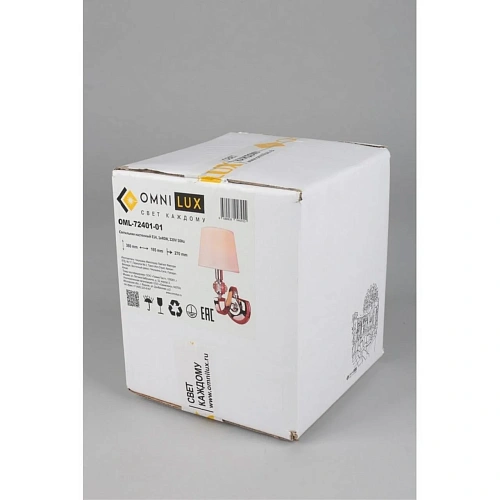 Светильник настенный (Бра) Omnilux Mozatte OML-72401-01 Светильник настенный (Бра) Omnilux Mozatte OML-72401-01