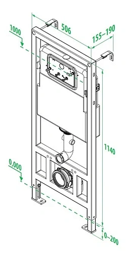 Инсталляция для унитаза IDDIS Neofix (NEO0000I32) Инсталляция для унитаза IDDIS Neofix (NEO0000I32)