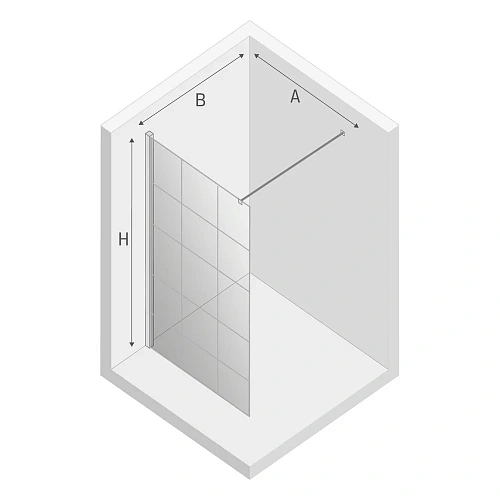 Душевая перегородка NEW TRENDY NEW MODUS BLACK 140x200 EXK-5552 черный Душевая перегородка NEW TRENDY NEW MODUS BLACK 140x200 EXK-5552 черный