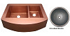 Картинка анонса товара «кухонная мойка bronze de luxe 10302, цвет - oil rubbed bronze (потертая бронза), 89 х 73 х 23/18 см  10302_oil_rubbed_bronze_af-02»