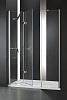 Картинка анонса товара «душевая дверь cezares elena-w-bs-13-30+45/45-c-cr 120см стекло прозрачное, профиль хром»