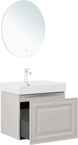 Тумба под раковину Aquanet Агата 60 00345486 бежевый Тумба под раковину Aquanet Агата 60 00345486 бежевый