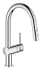 Смеситель для кухни GROHE Minta с выдвижным изливом, хром (32321002) Смеситель для кухни GROHE Minta с выдвижным изливом, хром (32321002)