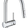 Смеситель для кухни GROHE Minta с выдвижным изливом, хром (32321002) Смеситель для кухни GROHE Minta с выдвижным изливом, хром (32321002)