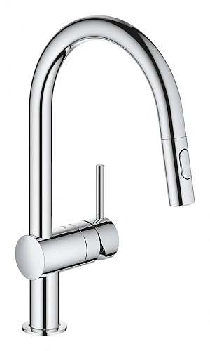 Смеситель для кухни GROHE Minta с выдвижным изливом, хром (32321002) Смеситель для кухни GROHE Minta с выдвижным изливом, хром (32321002)