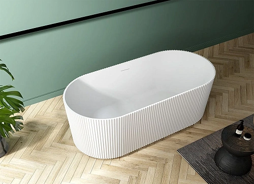 Ванна отдельностоящая ABBER AB9325-1.7 170x80 универсальная, белая акриловая Ванна отдельностоящая ABBER AB9325-1.7 170x80 универсальная, белая акриловая