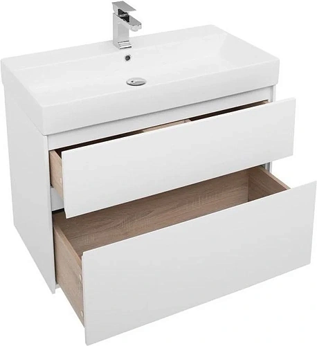 Тумба под раковину Aquanet Бруклин 85 белый 00203960 Тумба под раковину Aquanet Бруклин 85 белый 00203960