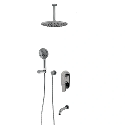 Душевая система WasserKRAFT A175868 встраиваемая хром Душевая система WasserKRAFT A175868 встраиваемая хром