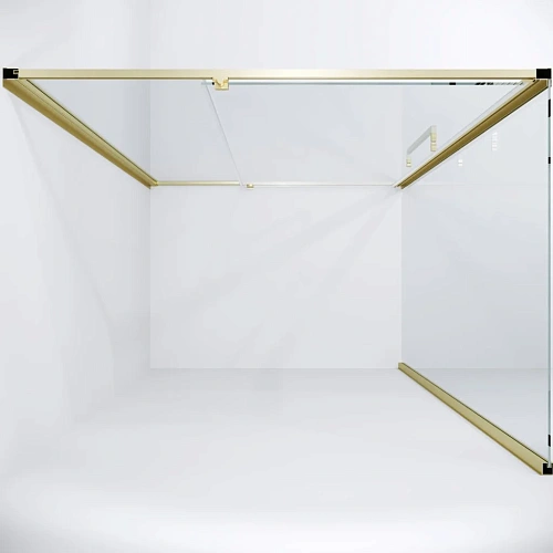 Душевой уголок Niagara Nova NG-45-11ASG-A80SG-34 (110х80х195) прямоугольник, распашная, золото сатин, стекло прозрачное Душевой уголок Niagara Nova NG-45-11ASG-A80SG-34 (110х80х195) прямоугольник, распашная, золото сатин, стекло прозрачное