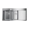 Кухонная мойка Omoikiri Akisame 100-2-IN-L нерж.сталь/нержавеющая сталь 4973544 Кухонная мойка Omoikiri Akisame 100-2-IN-L нерж.сталь/нержавеющая сталь 4973544
