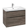 Картинка анонса товара «тумба под раковину villeroy &amp; boch subway 3.0 stone oak / stone oak c57401rk»