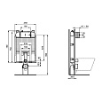 Инсталляция для унитаза Ideal Standard PROSYS R020567 Инсталляция для унитаза Ideal Standard PROSYS R020567