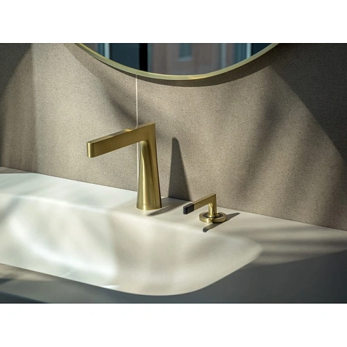 Смеситель для раковины Boheme Duo 161-MG золотой матовый Смеситель для раковины Boheme Duo 161-MG золотой матовый